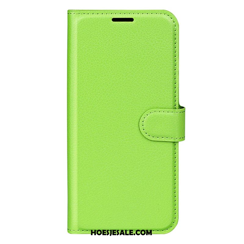 Leren Hoesje Samsung Galaxy S25 5g Edge Lychee Kunstleer Bescherming Hoesje
