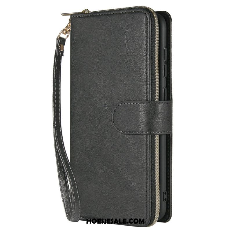 Leren Hoesje Samsung Galaxy S25 5g Edge Portemonnee En Etui Bescherming Hoesje