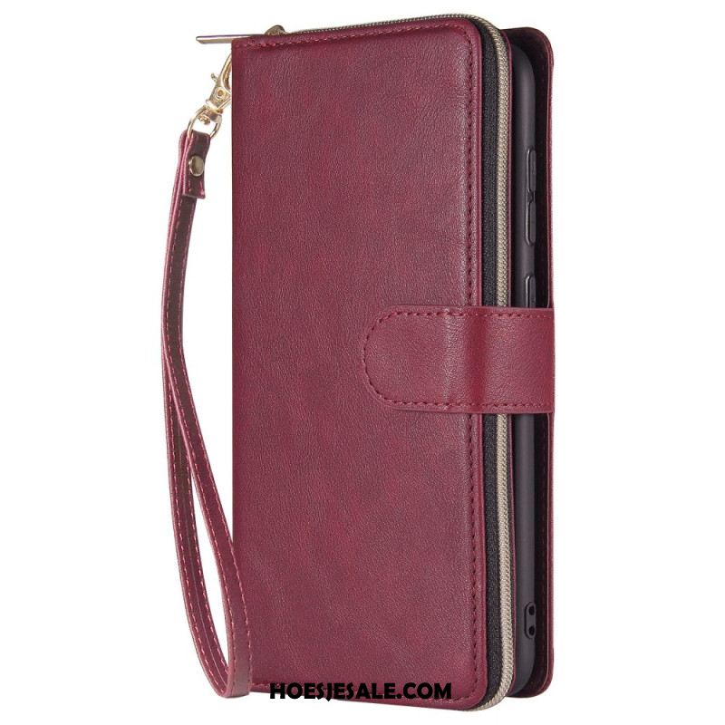 Leren Hoesje Samsung Galaxy S25 5g Edge Portemonnee En Etui Bescherming Hoesje