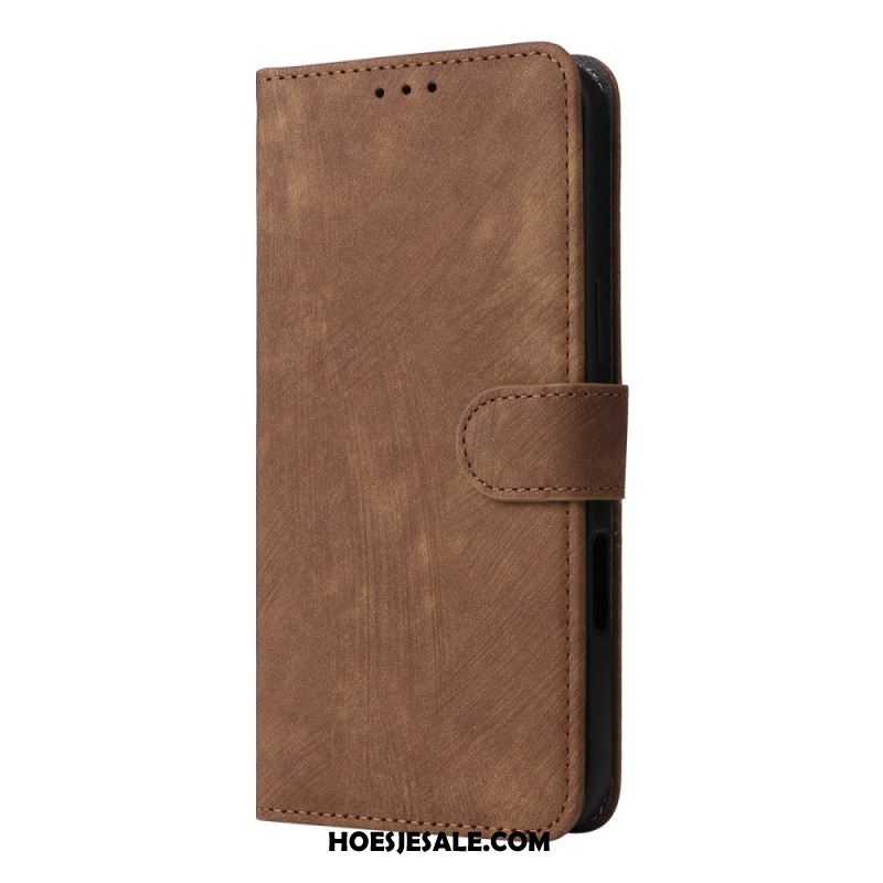 Leren Hoesje Samsung Galaxy S25 5g Edge Rfid-functie Met Bandje