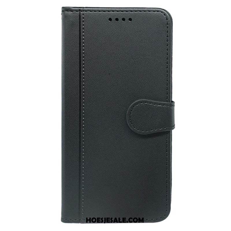 Leren Hoesje Samsung Galaxy S25 5g Vintage Stijl Bescherming Hoesje