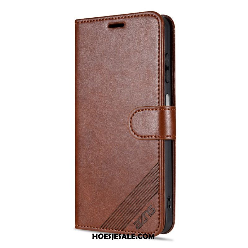 Leren Hoesje Samsung Galaxy S25 Fe Azns Bescherming Hoesje