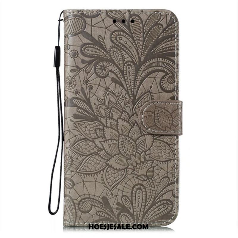 Leren Hoesje Samsung Galaxy S25 Fe Mandala-print Bescherming Hoesje