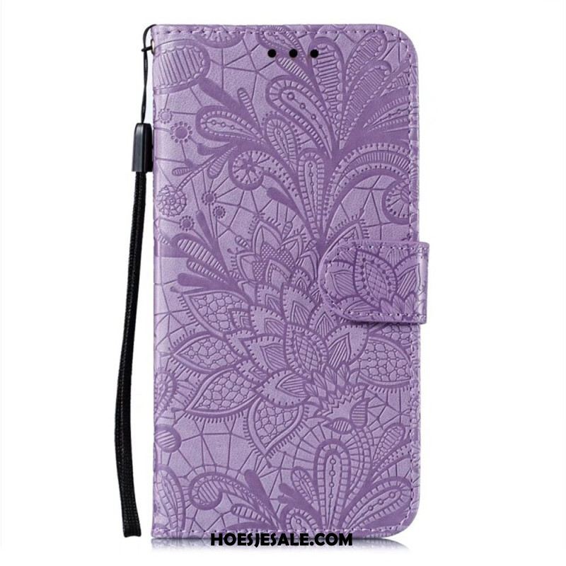 Leren Hoesje Samsung Galaxy S25 Fe Mandala-print Bescherming Hoesje