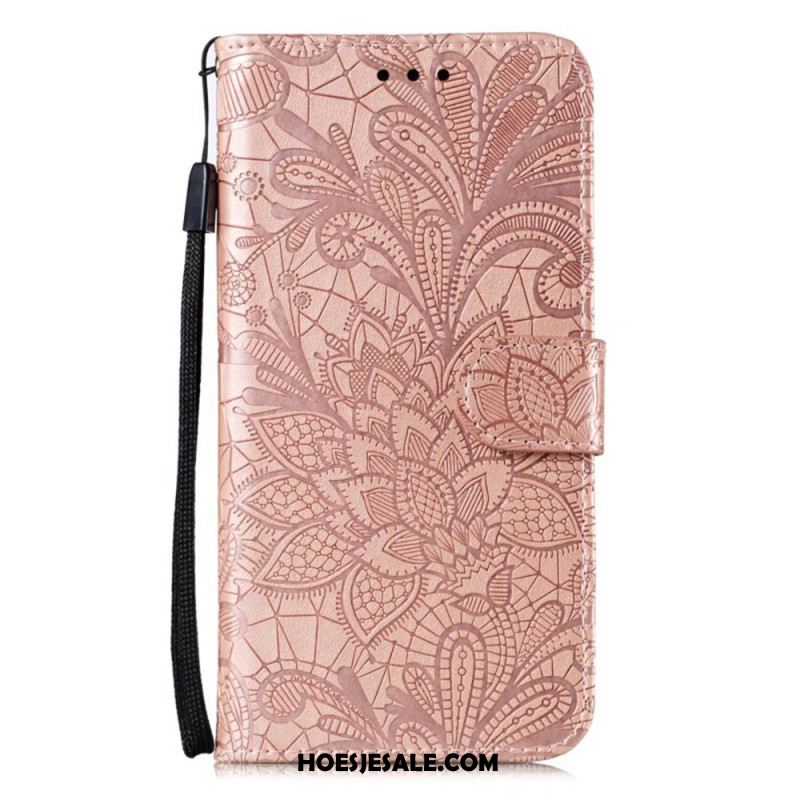 Leren Hoesje Samsung Galaxy S25 Fe Mandala-print Bescherming Hoesje