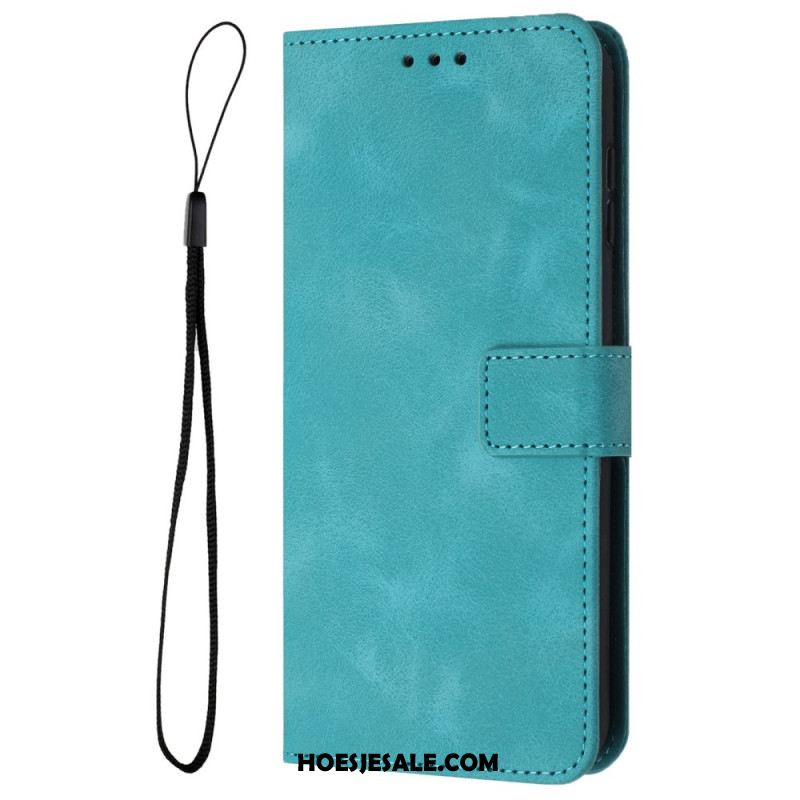 Leren Hoesje Samsung Galaxy S25 Fe Suède-effect Bescherming Hoesje