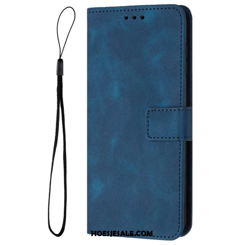 Leren Hoesje Samsung Galaxy S25 Fe Suède-effect Bescherming Hoesje