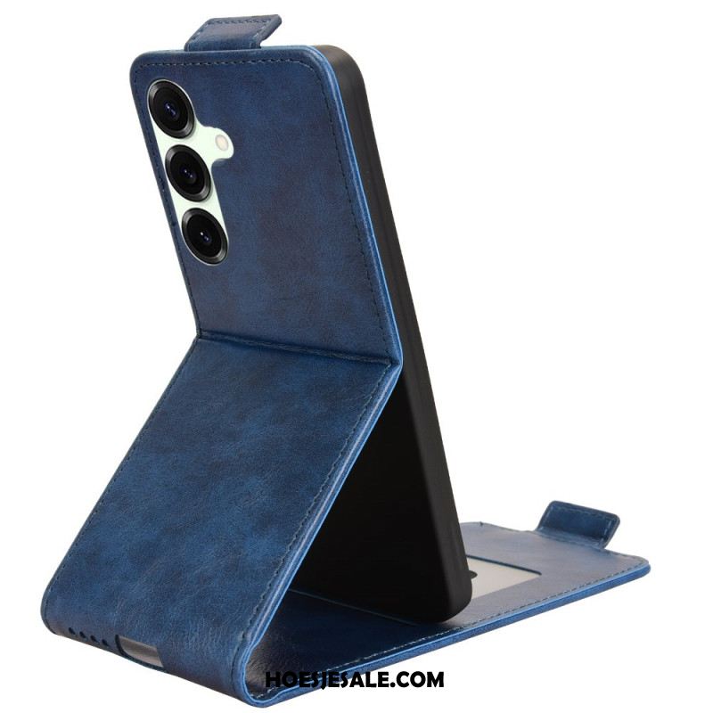 Leren Hoesje Samsung Galaxy S25 Fe Verticaal Design Bescherming Hoesje