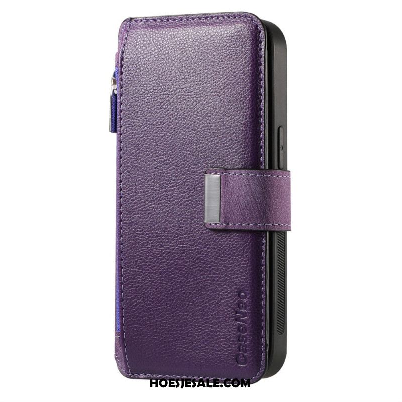 Leren Hoesje Samsung Galaxy S25 Plus 5g Caseneo Magnetisch Afneembare Kast Bescherming Hoesje