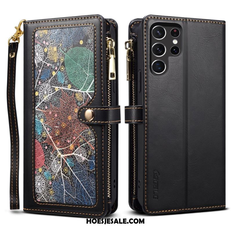 Leren Hoesje Samsung Galaxy S25 Ultra 5g Galaxy-serie Eseble Bescherming Hoesje