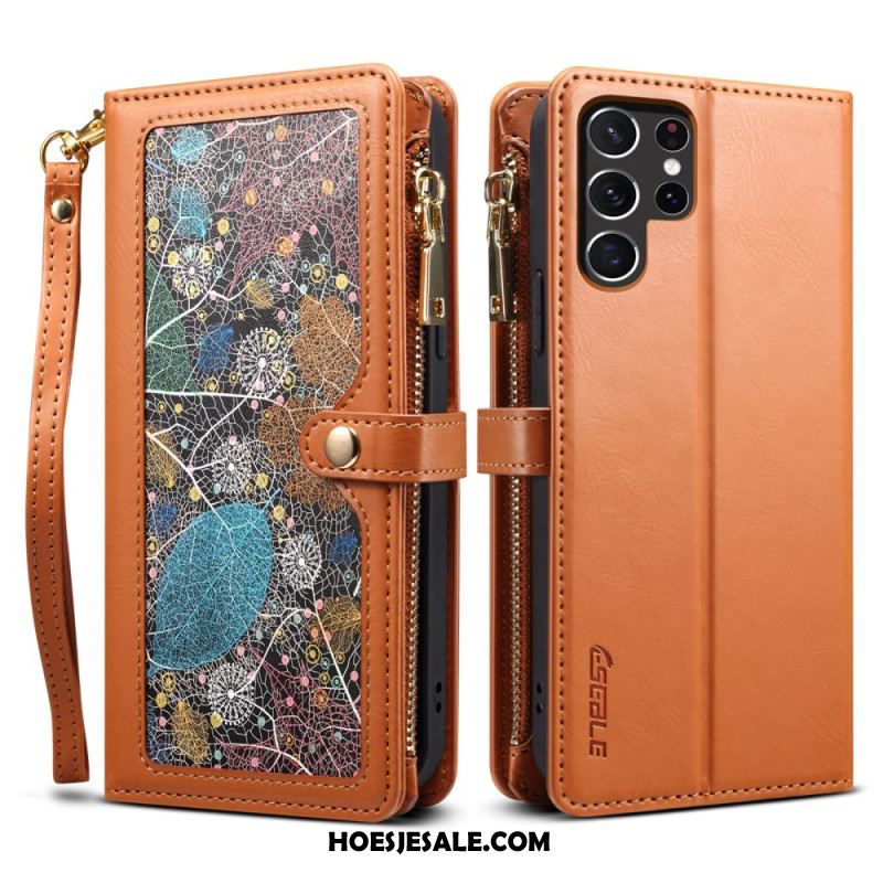 Leren Hoesje Samsung Galaxy S25 Ultra 5g Galaxy-serie Eseble Bescherming Hoesje