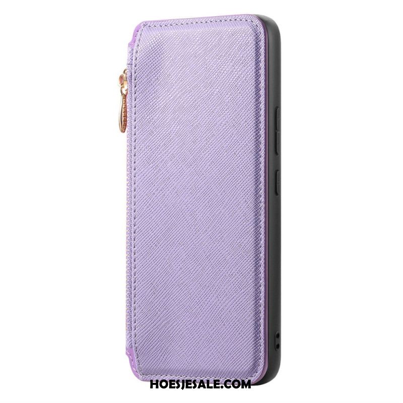 Leren Hoesje Samsung Galaxy S25 Ultra 5g Portemonnee En Afneembaar Hoesje Bescherming Hoesje