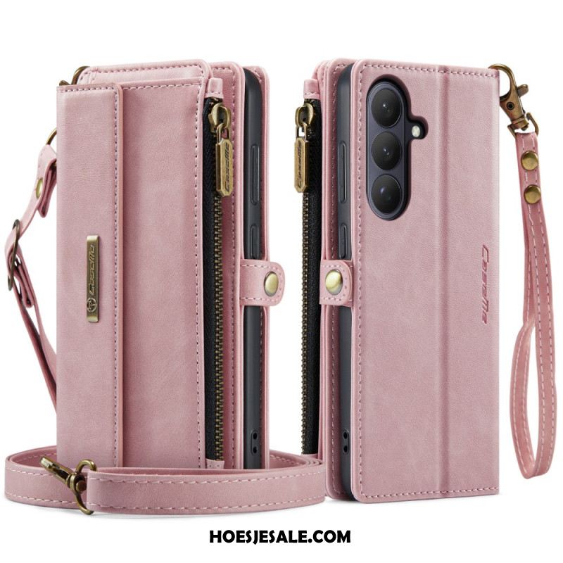 Leren Hoesje Samsung Galaxy S26 Caseme Portemonneehoesje Bescherming Hoesje