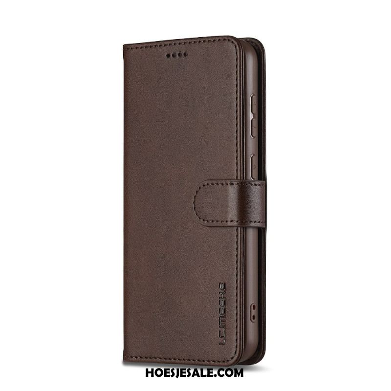 Leren Hoesje Samsung Galaxy S26 Leertextuur Lc.imeeke Bescherming Hoesje