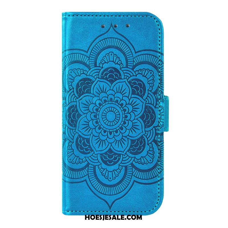 Leren Hoesje Samsung Galaxy S26 Pioenroospatroon
