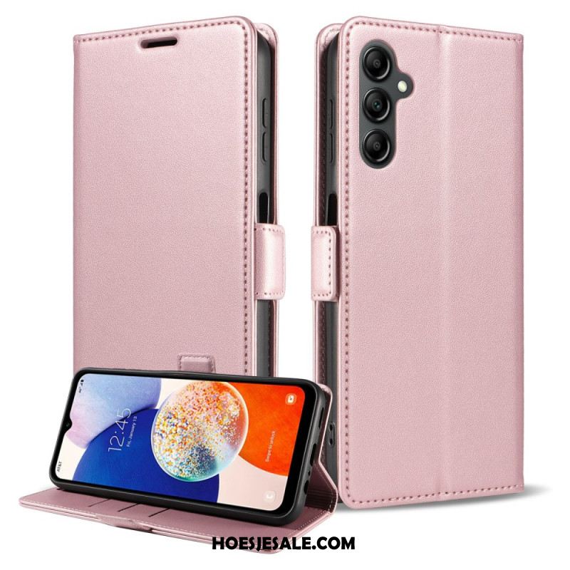 Leren Hoesje Samsung Galaxy S26 Plus Rfid-blokkering Bescherming Hoesje