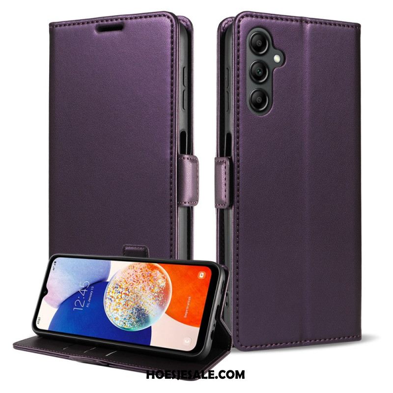 Leren Hoesje Samsung Galaxy S26 Plus Rfid-blokkering Bescherming Hoesje