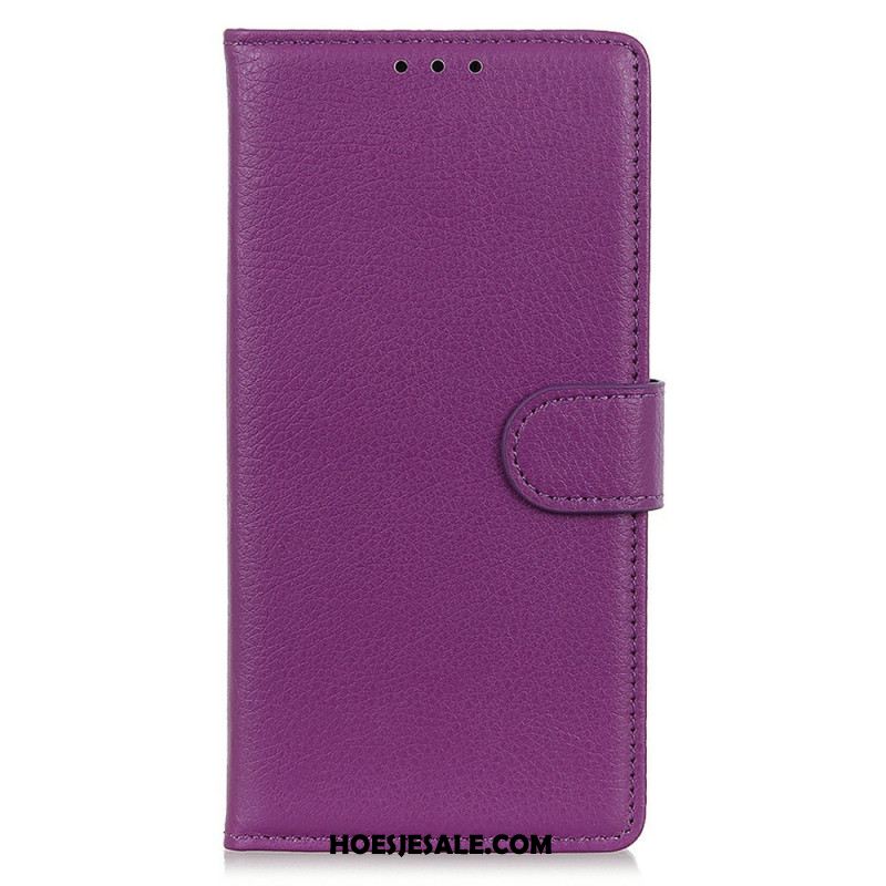 Leren Hoesje Samsung Galaxy S26 Plus Traditioneel Kunstleer Bescherming Hoesje