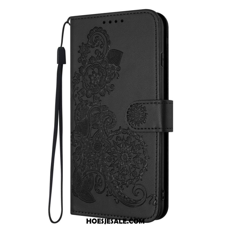 Leren Hoesje Samsung Galaxy S26 Ultra Kanten Mandala