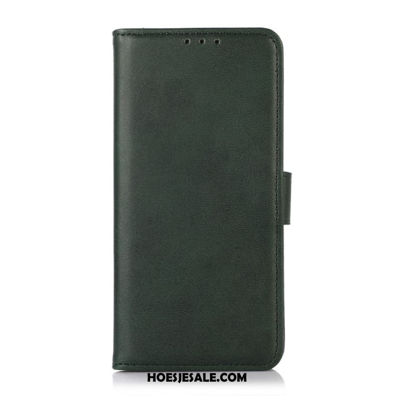 Leren Hoesje Samsung Galaxy S26 Ultra Klassiek Leereffect