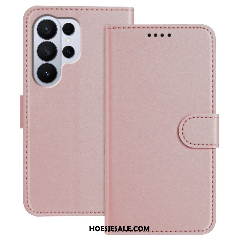 Leren Hoesje Samsung Galaxy S26 Ultra Stiksels