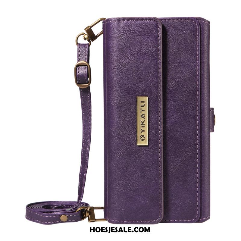 Leren Hoesje Samsung Galaxy S26 Vintage Yikatu Design