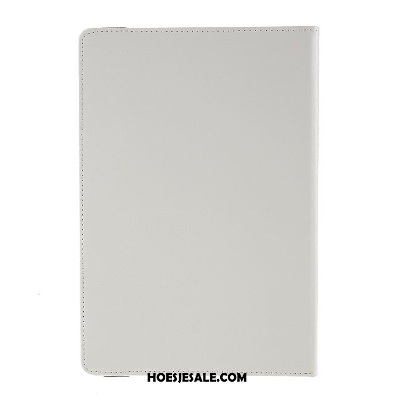 Leren Hoesje Samsung Galaxy Tab S10 Fe Draaibare Kunstleren Lychee Bescherming Hoesje