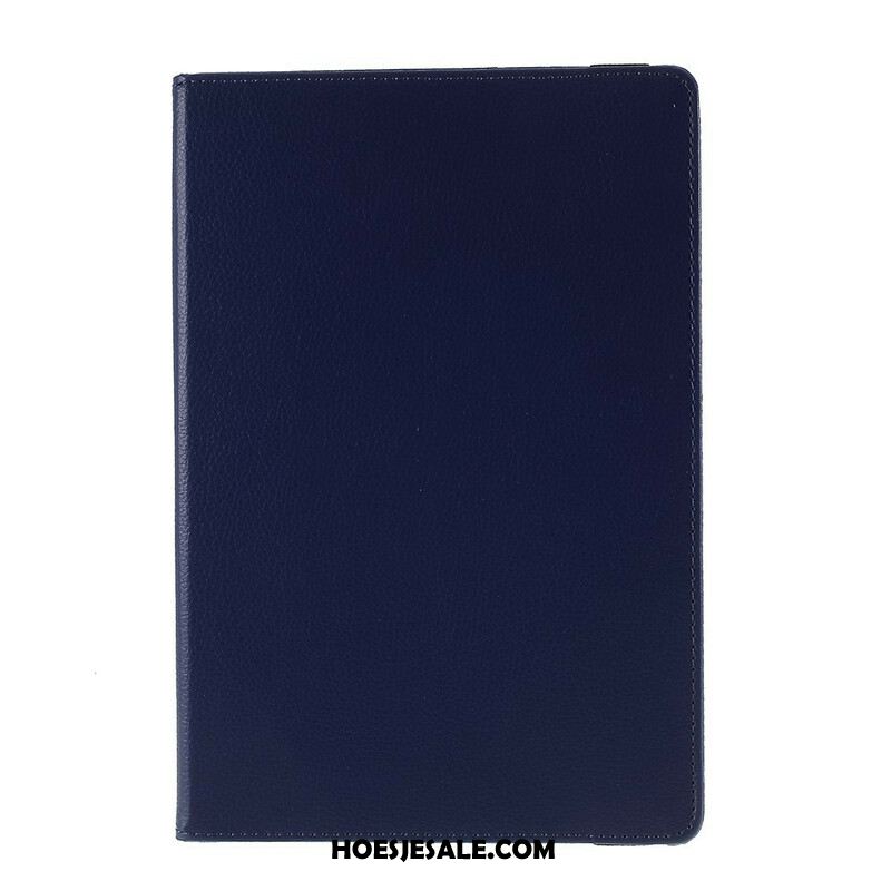Leren Hoesje Samsung Galaxy Tab S10 Fe Draaibare Kunstleren Lychee Bescherming Hoesje