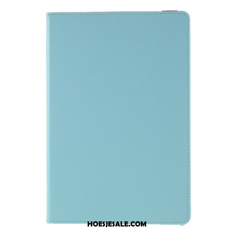 Leren Hoesje Samsung Galaxy Tab S10 Fe Draaibare Kunstleren Lychee Bescherming Hoesje