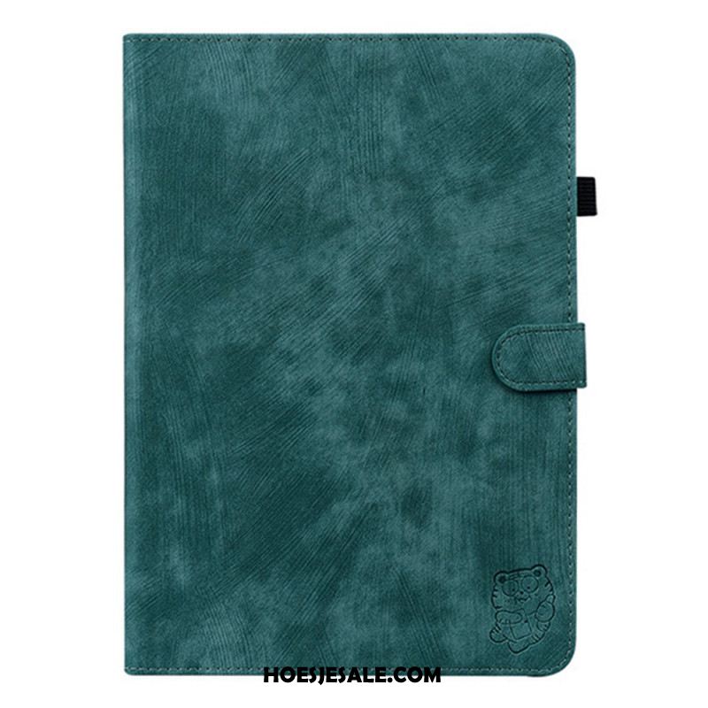 Leren Hoesje Samsung Galaxy Tab S11 Vintage Suède-effect Bescherming Hoesje