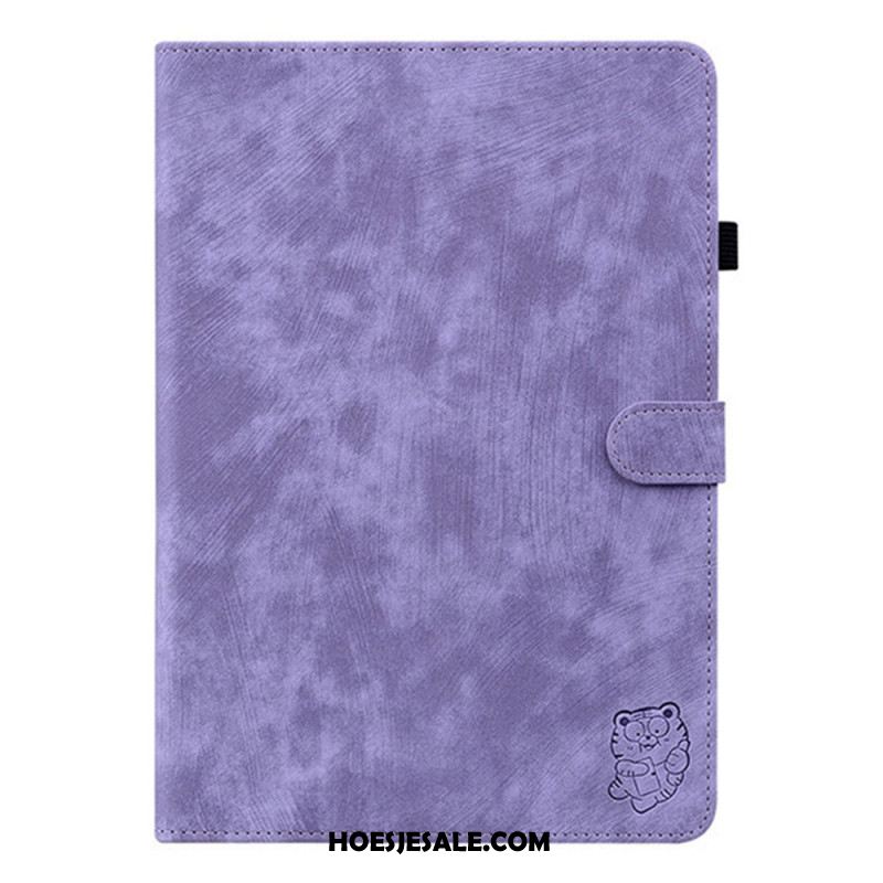 Leren Hoesje Samsung Galaxy Tab S11 Vintage Suède-effect Bescherming Hoesje
