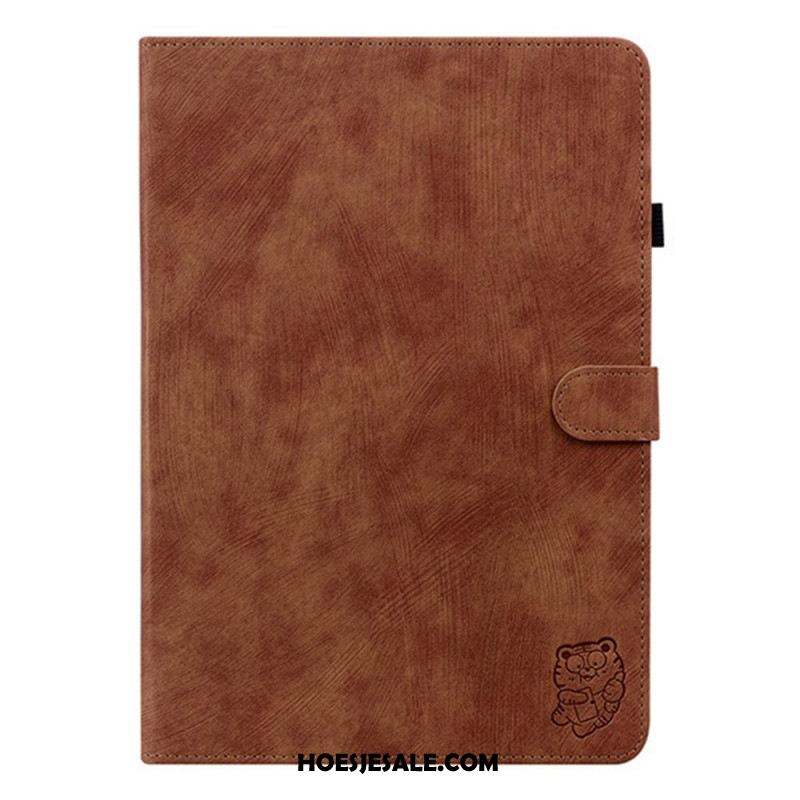Leren Hoesje Samsung Galaxy Tab S11 Vintage Suède-effect Bescherming Hoesje