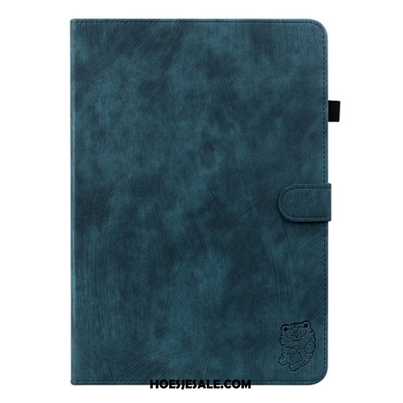 Leren Hoesje Samsung Galaxy Tab S11 Vintage Suède-effect Bescherming Hoesje