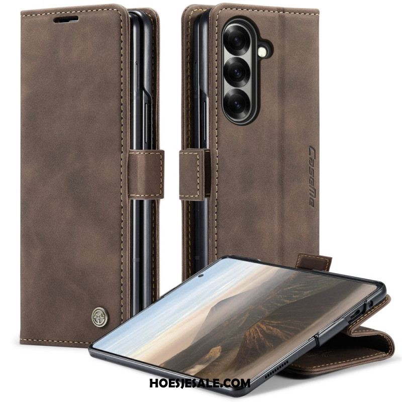 Leren Hoesje Samsung Galaxy Z Fold 7 Caseme Bescherming Hoesje