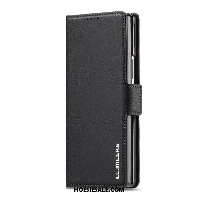 Leren Hoesje Samsung Galaxy Z Fold 7 Lc.imeeke Bescherming Hoesje