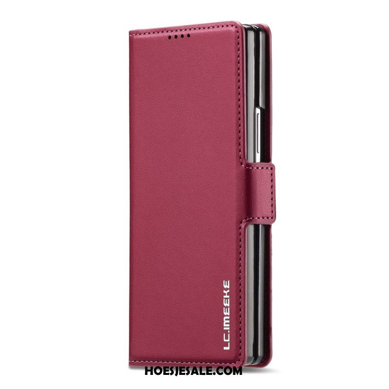 Leren Hoesje Samsung Galaxy Z Fold 7 Lc.imeeke Bescherming Hoesje