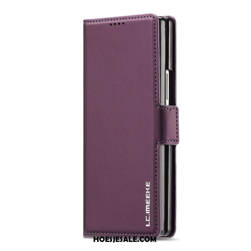 Leren Hoesje Samsung Galaxy Z Fold 7 Lc.imeeke Bescherming Hoesje