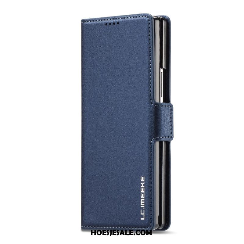 Leren Hoesje Samsung Galaxy Z Fold 7 Lc.imeeke Bescherming Hoesje
