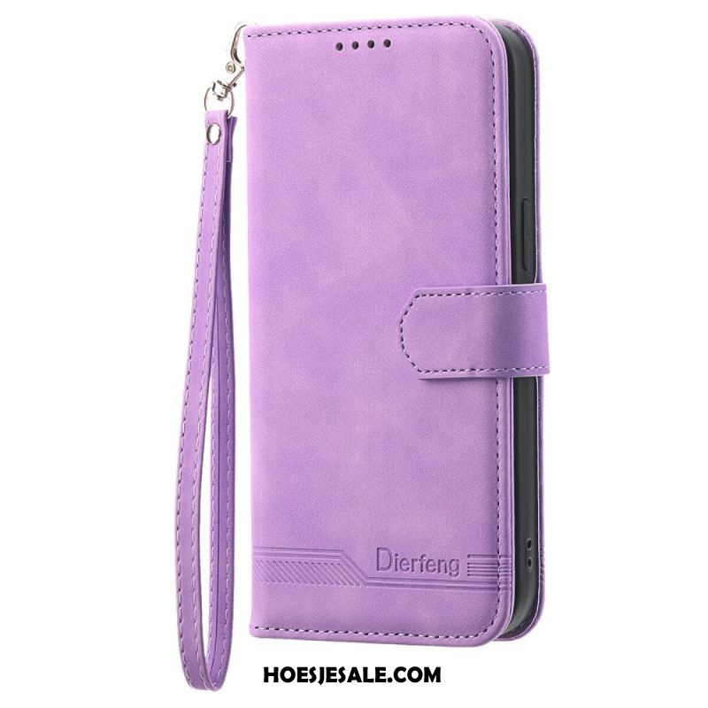 Leren Hoesje Sony Xperia 1 Vii Dierfeng Bescherming Hoesje