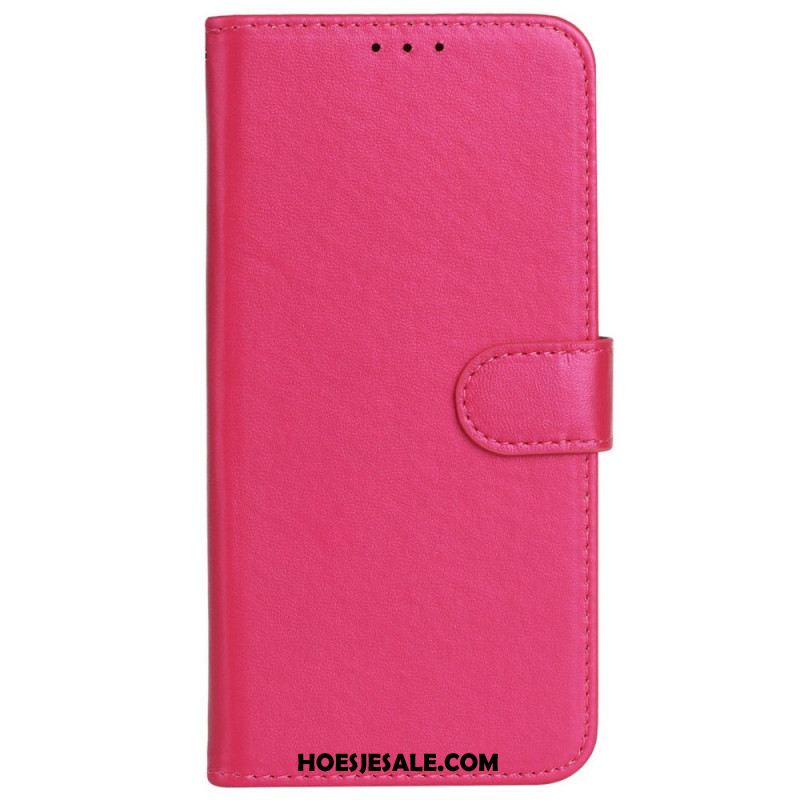 Leren Hoesje Sony Xperia 1 Vii Monochroom Bescherming Hoesje