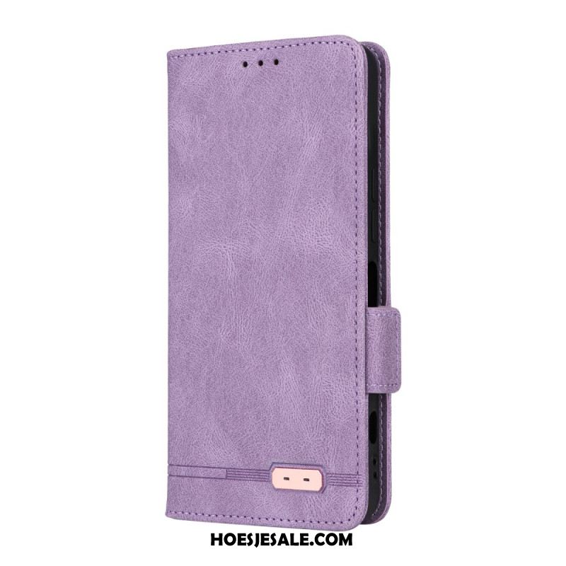 Leren Hoesje Sony Xperia 1 Vii Retro Bescherming Hoesje
