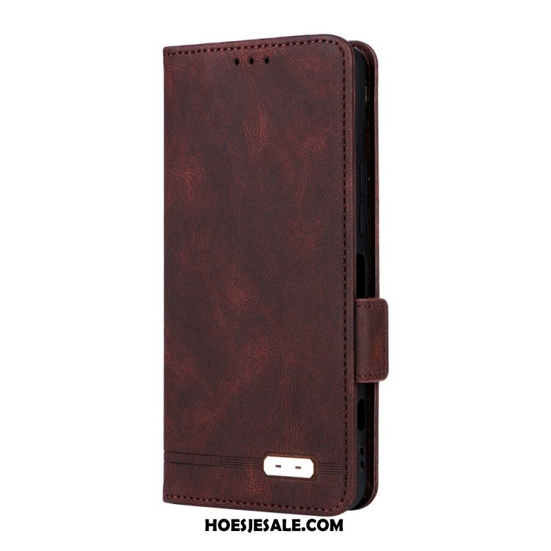 Leren Hoesje Sony Xperia 1 Vii Retro Bescherming Hoesje