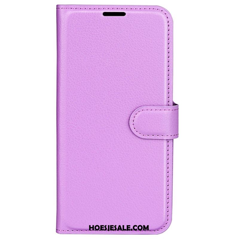 Leren Hoesje Sony Xperia 10 Vi Litchi Kunstleer