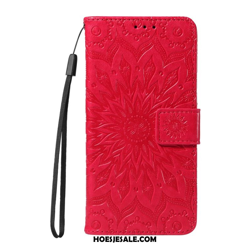 Leren Hoesje Sony Xperia 10 Vii Opvallende Mandala