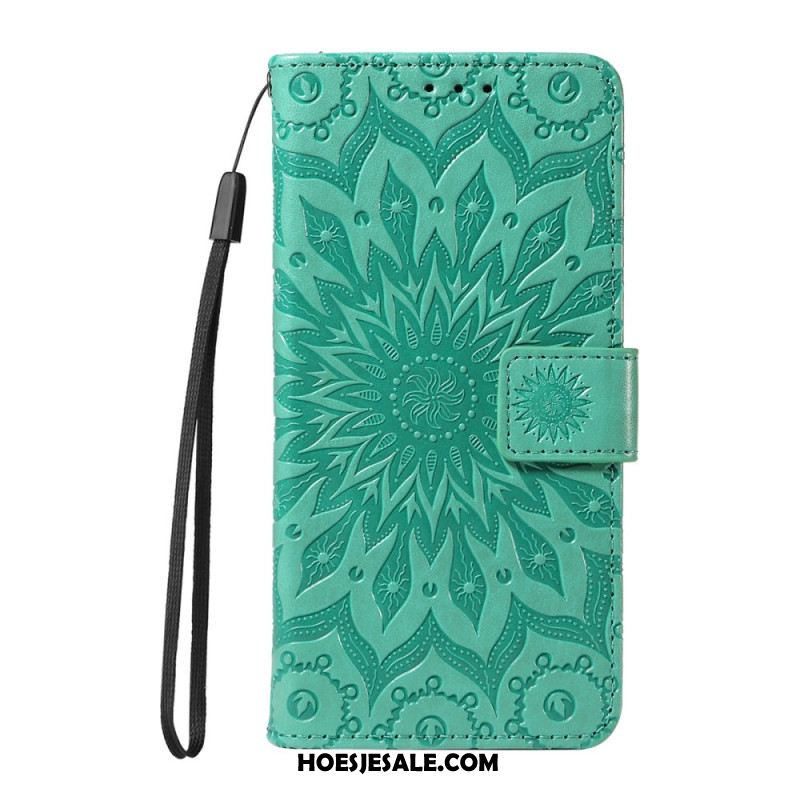 Leren Hoesje Sony Xperia 10 Vii Opvallende Mandala