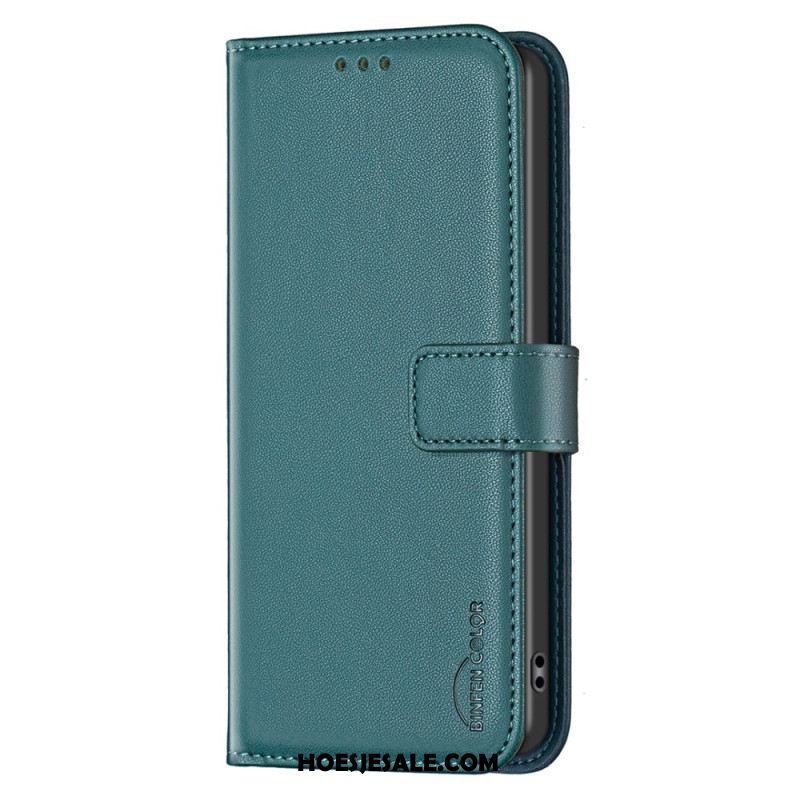 Leren Hoesje Voor Oneplus 12r Klassieke Binfen Kleur