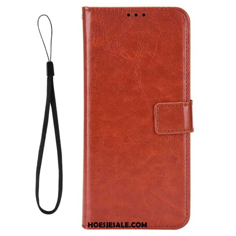 Leren Hoesje Voor Oneplus 13r Opvallend Imitatieleer