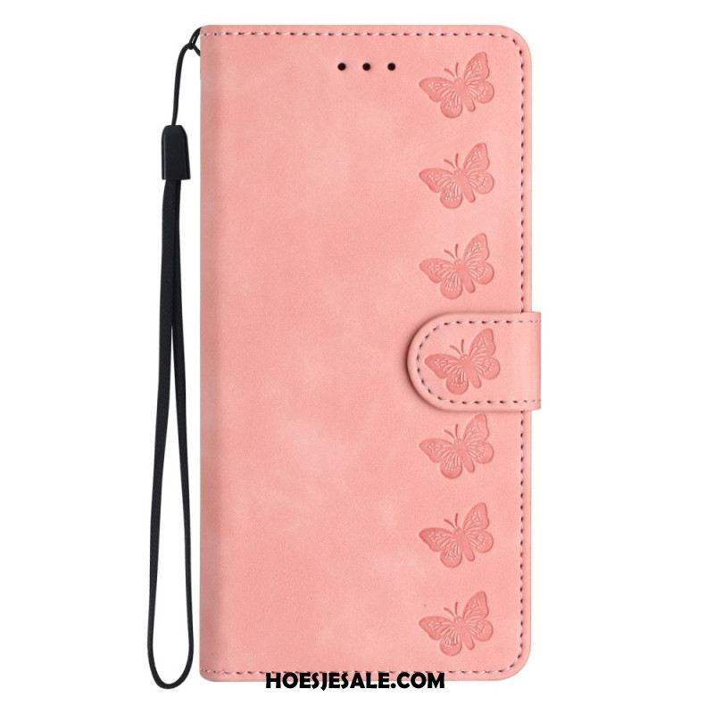 Leren Hoesje Voor Oneplus Nord 4 Vlinderrand