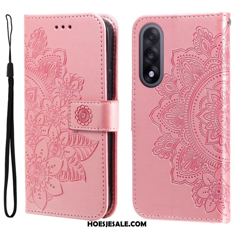 Leren Hoesje Voor Oneplus Nord 5 Mandalaprint