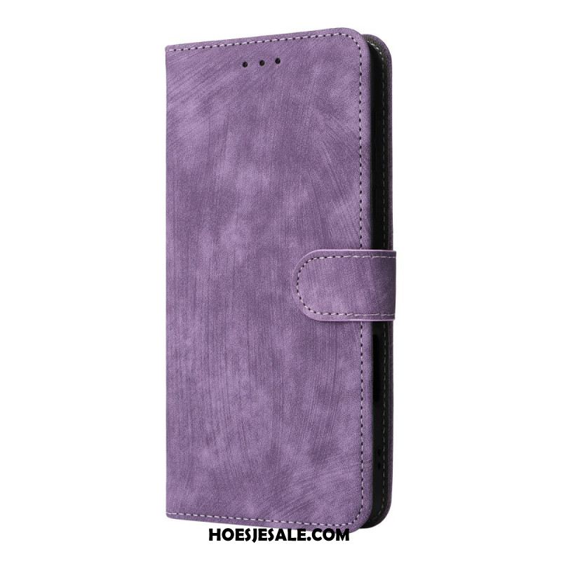 Leren Hoesje Voor Oppo Find X8 Pro Suède-effect Rfid-bescherming